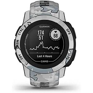 Garmin Instinct 2S 40mm Rugged Outdoor Camo Edition GPS Smartwatch (Mist Camo) $180 & More + Free S/H