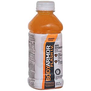 20oz. BodyArmor Flash I.V. Electrolyte Sports Drink (various flavors) 2 for $0.20 + Free Store Pickup w/ $10+ Order
