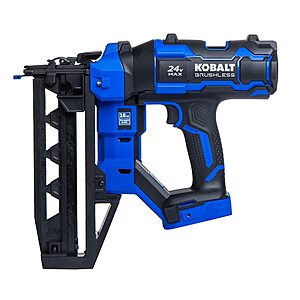 Kobalt 24V XTR 18 Gauge Brad Nailer (Tool only) $129