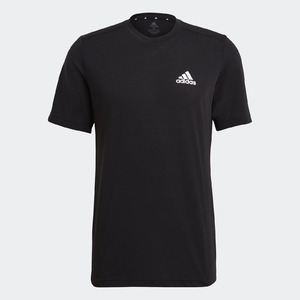 adidas Men's Aeroready Designed to Move Feelready Sport Tee (Black/White) $8 + Free S/H