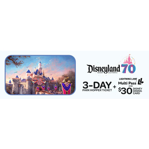 Select Costco Wholesale Locations: 3-Day Disneyland Park Hopper Ticket Bundle $450 (Ticket/Park Reservation Required thru 12/19)