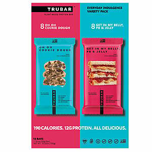 Select Costco Locations: 16-Count 1.76oz. TruBar Everyday Indulgence Protein Bar  (Pricing/Availability May Vary)