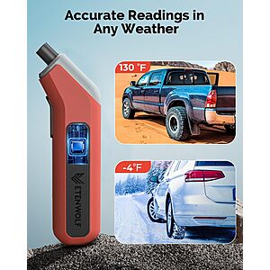 [Prime] $4*: ETENWOLF T300 Digital Tire Pressure Gauge (Vivid Orange) at Amazon