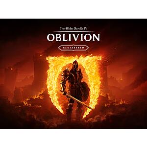 The Elder Scrolls IV: Oblivion Remastered (PS5 or Xbox Series X|S, PC or Cloud Digital Download) $39.99 via PlayStation/Xbox Store