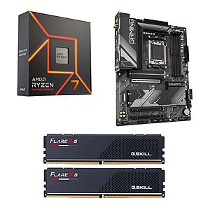 AMD Ryzen 7 7700X + Gigabyte B650 Gaming X AX v2 + 32GB G.Skill Flare X5 DDR5 0 + Free Store Pickup Only