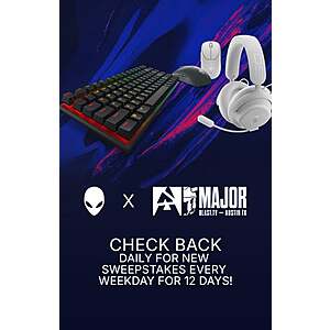 Free $20 in Dell Reward Points after logging in 7 days at Alienware Arena