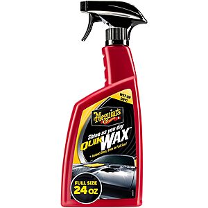 24oz. Meguiar's Quik Easy to Spray Wax for Gloss Shine and Protection .65 w/ Subscribe & Save