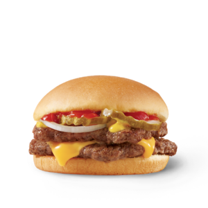 Wendy's double stack hamburger free with purchase