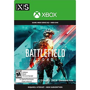 Battlefield 2042 Cross-Gen Bundle Edition (Xbox Series X|S, Xbox One Digital Game) $3.99 + Free Shipping