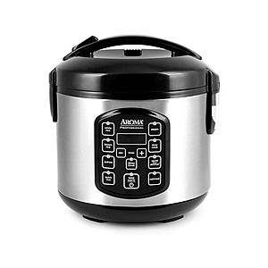 Aroma 4-Cup Professional Digital Rice Cooker w/ Auto Warmer (Stainless Steel)  + Free S/H w/ Amazon Prime