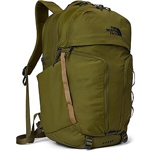 The North Face 31L Surge Commuter Backpack (Forest Olive/Utility Brown) .45 + Free S/H