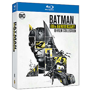 Batman: 80th Anniversary/18-Film Animated Movies Collection (Blu-Ray)  or Less + Free S/H