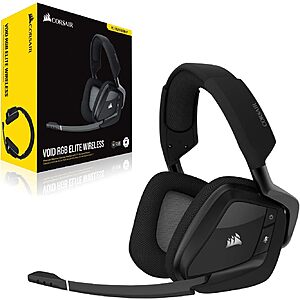 Prime Members: Used/Like New: Corsair Void RGB Elite 7.1 Wireless Gaming Headset .60 + Free S/H