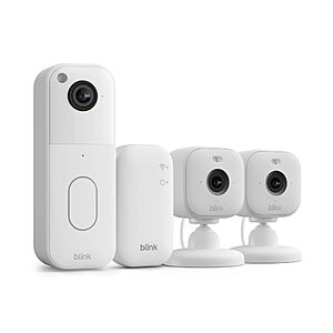 All-new Blink Video Doorbell + 2x Mini 2 Cameras + 1 Chime $57.98 + Free Shipping