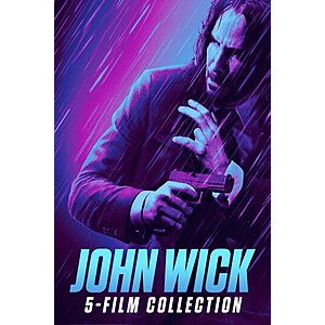 John Wick: 5-Film Collection (4K UHD Digital Films) $24.99 via VUDU/Fandango at Home