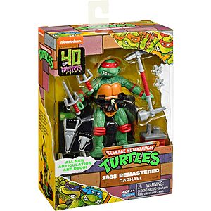 Teenage Mutant Ninja Turtles: 4” Remastered Raphael Action Figure by Playmates Toys $10.97 at Walmart