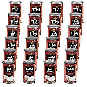 24-Pack 5.46oz. Thai Kitchen Canned Coconut Milk (Unsweetened) .10 w/ Subscribe & Save