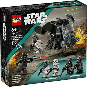 119-Piece LEGO Star Wars: Death/Night Trooper Battle Pack + .50 Walmart Cash  + Free Store Pickup
