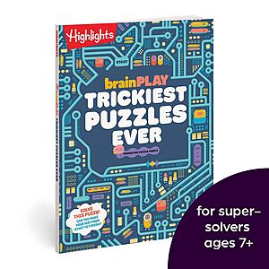 Highlights: brainPLAY Trickiest Puzzles Ever Puzzle Book (Paperback) .25