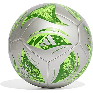 adidas MLS Club Soccer Replica Ball in Silver Metallic/Green (Size 3 or 4) $8.40 