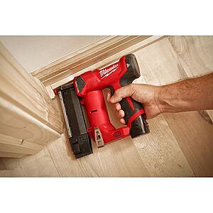 Milwaukee M12 Cordless 23-Gauge Pin Nailer Kit w/ M12 XC 5.0 Battery/Charger $159 + Free S/H