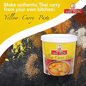 14oz. Mae Ploy Authentic Thai Yellow Curry Paste Tub .70 w/ Subscribe & Save