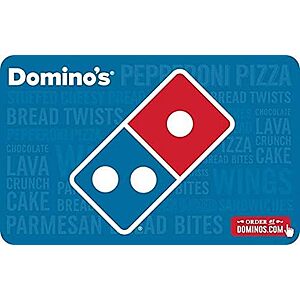 $50 Domino's Pizza eGift Card (Email Delivery) $40 