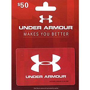  Under Armour Gift Card (Email or Physical Card) +  Amazon Promo Gift Card 