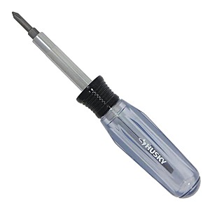 Husky 6-In-1 Reversible Screwdriver Set $5 + Free S/H