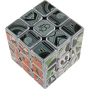 Rubik's Classic 3x3 Cube (Disney 100th Anniversary Metallic Platinum Edition) $5 