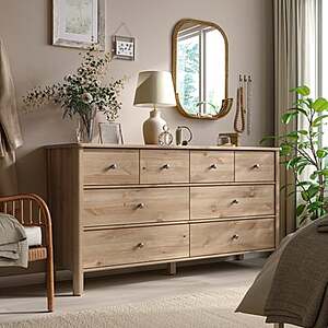 15% off all chests of drawers and dressers