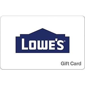 $100 Microsoft Xbox Store eGift Card for $85 or $100 Lowe's eGift Card for $90 
