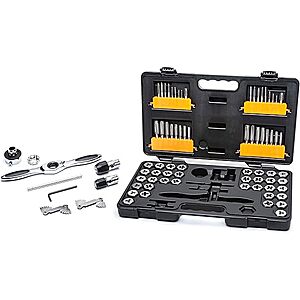 77-Piece Gearwrench SAE/Metric Ratcheting Tap/Die Set (Round/Hex Dies) $97 + Free S/H w/ Amazon Prime