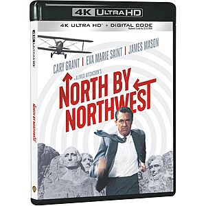 North By Northwest (1959) (4K Ultra HD + Digital) $13 