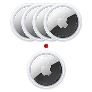 Costco Members: 5-Pack Apple AirTag Bluetooth Tracking Device (2nd Gen) $100 + Free S/H