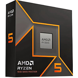 AMD Ryzen 5 9600X CPU + MSI MAG Coreliquid A13 240 Black AIO ARGB Liquid Cooler $185 + Free S/H