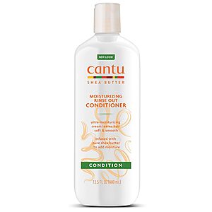 13.5oz. Cantu Moisturizing Rinse Out Hair Conditioner w/ Shea Butter $2.55 w/ Subscribe & Save