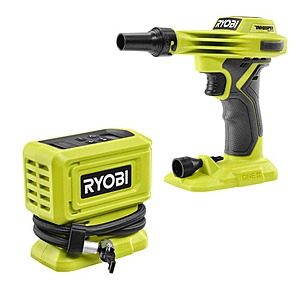 RYOBI ONE+ 18V Cordless High Pressure Inflator with ONE+ 18V Cordless High Volume Inflator (Tools Only) $59.97 @ HomeDepot