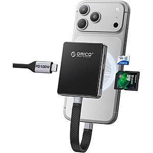 Prime Members: Orico Magnetic M.2 2230/2242 SSD Enclosure (iPhone/Laptop/Tablet) $21.60 + Free S/H