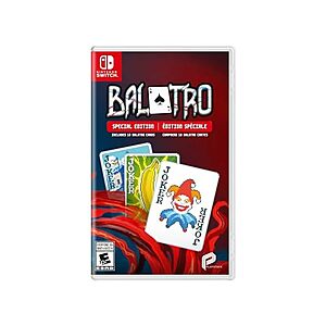 Balatro: Special Edition (Nintendo Switch) $17 + Free S/H w/ Prime