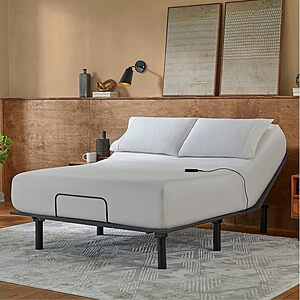 Serta Baselogic Adjustable Base Bed (L1): Split King $201.60, Full $216, Twin XL $201.60 & More + Free S&H