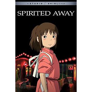 Spirited Away (2001) (Digital HD Hayao Miyazaki Film) $4.99 via AppleTV