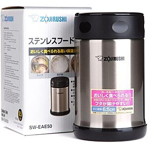 25oz. Zojirushi Vacuum Insulated Food Jar (Black/Stainless) $31.20 