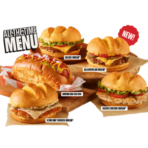 Smashburger Offer: Purchase Any Burger, Big Dog, Shrimp Roll or Shrimp Basket B1G1 Free (Valid thru 4/7)