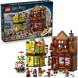 795-Piece LEGO Harry Potter Quality Quidditch Supplies & Ice Cream Parlour Building Set $87.17 + Free Shipping