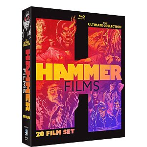 Hammer Films: The 20-Film Ultimate Collection Set (Blu-Ray) $37 + Free S&H