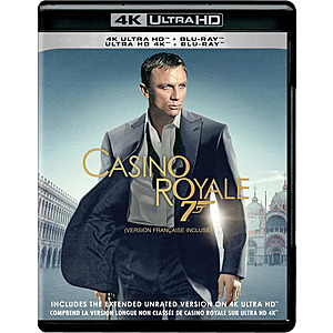 4K Ultra HD Movies: The Ring, Overlord, No Time to Die, Casino Royale & More 3 for $30 + Free S&H on $50+