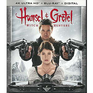 Hansel and Gretel: Witch Hunters (4K Ultra HD + Blu-Ray + Digital) $7.85 + Free S&H on $35+