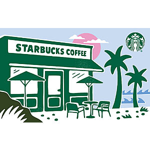 Starbucks eGift Card + Starbucks Bonus eGift Card (Email Delivery)