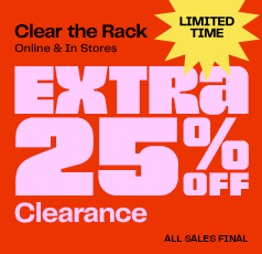 Nordstrom Rack: Clear the Rack: Selected Clearance Items: Shoes, Beauty, Bags Extra 25% Off & More + Free S&H on $89+